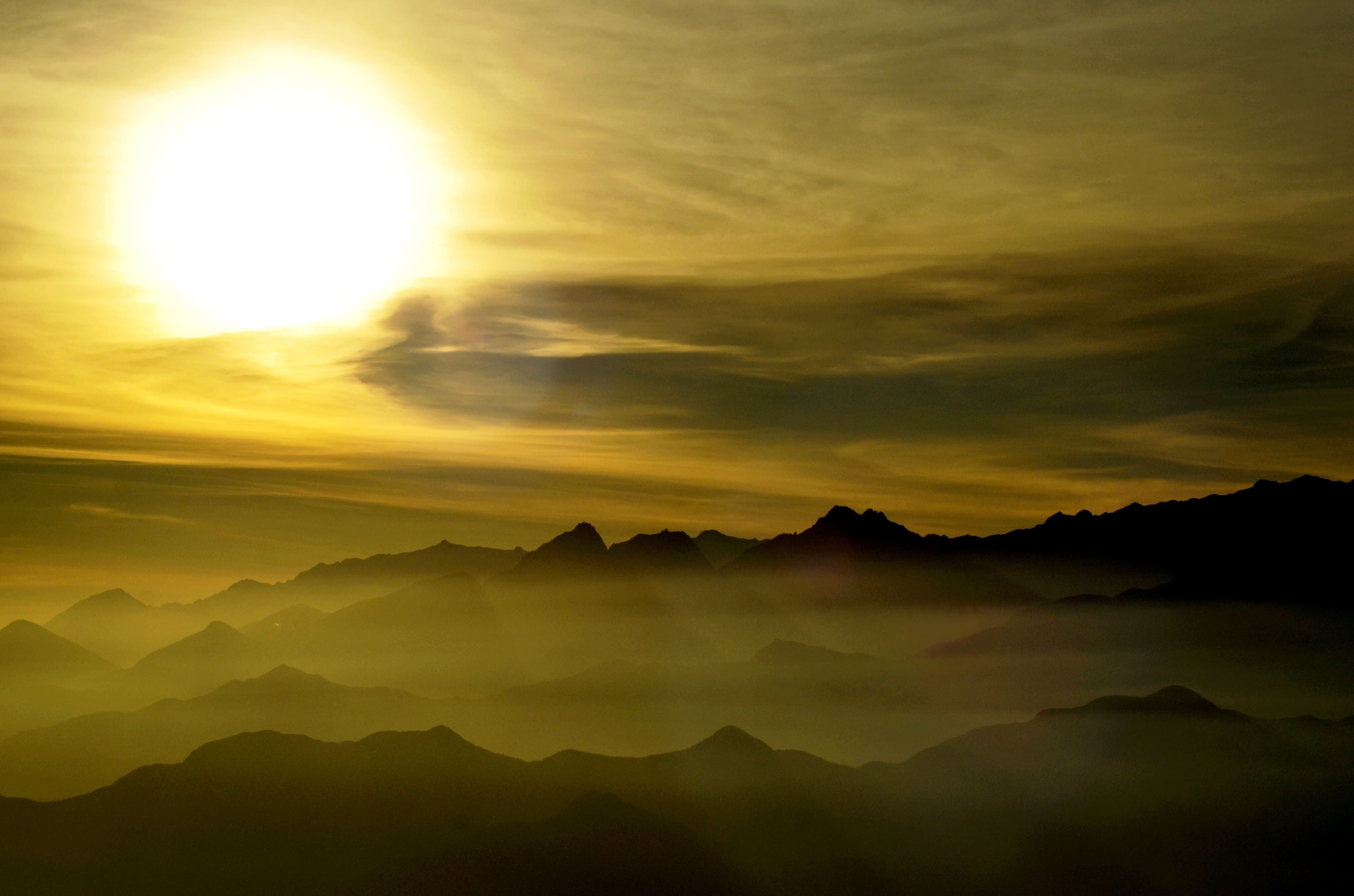 Sierra Nevada de Santa Marta seen from Cerro Kennedy
